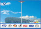 Veelhoekige/Kegel de verlichtingspolen van de vorm hoge mast, Stadion Lichte Pool 24 mm-Boutdiameter